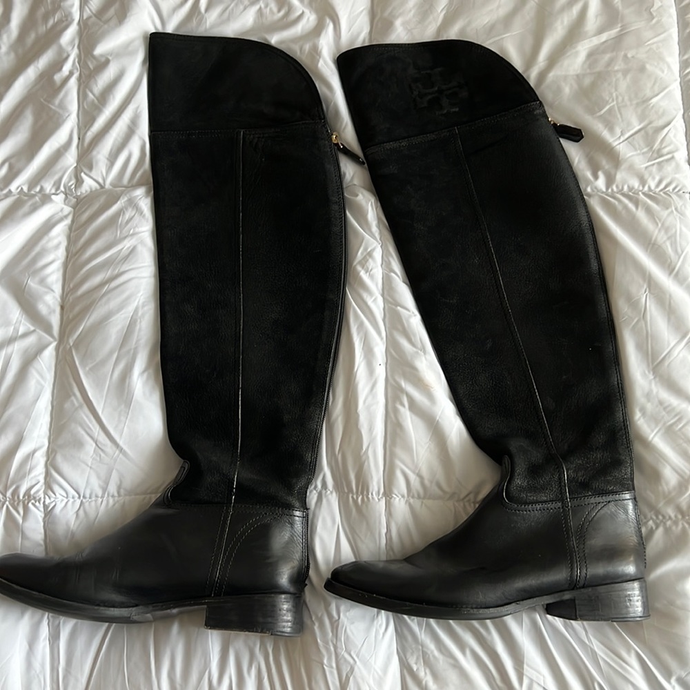 Tory Burch Over the Knee Riding Boots